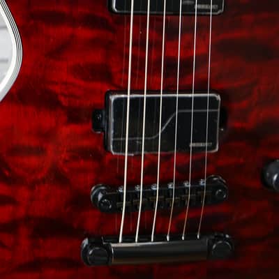 ESP LTD EC-1000 QM - See Thru Black Cherry image 5