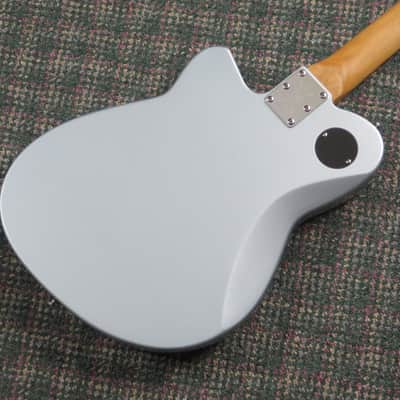 2021 Reverend Double Agent OG Metallic Silver Freeze! w/case image 4