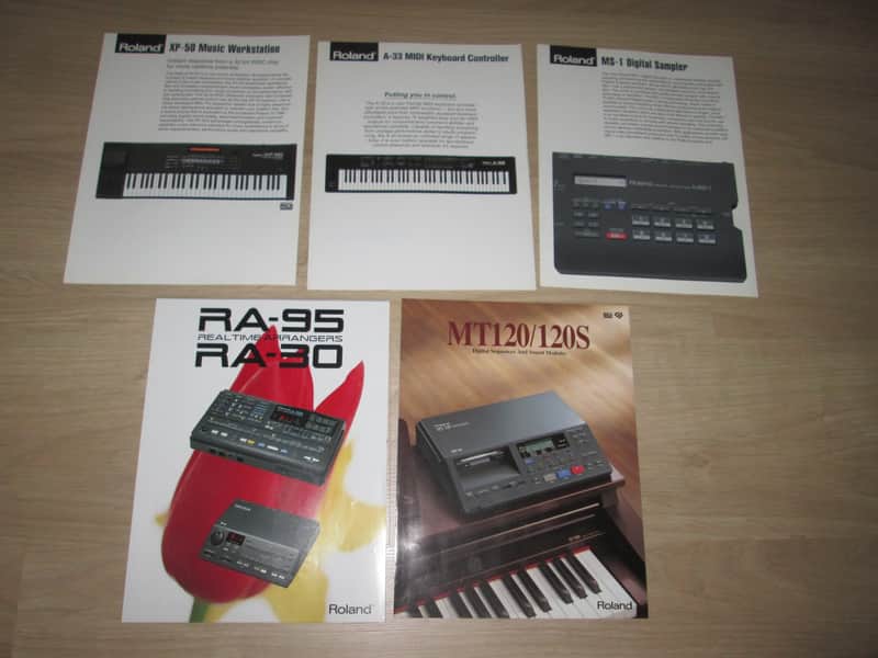 Roland Synthesizer Literature Package - Brochure/Catalog - Rare image 1