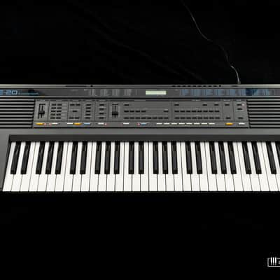 1988 Roland E-20 Vintage Synthesizer + cards image 12