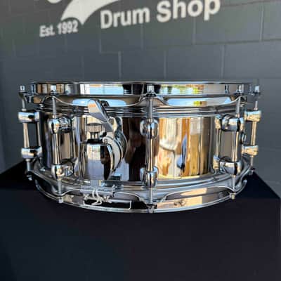 ~RARE!~ Sakae CST Seamless Aluminum 5.5x14 Snare Drum image 3