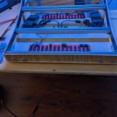 Homemade 240hp Eurorack case Trogotronics power image 1