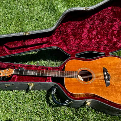 Northwood FB80D Dreadnought 2007 - Redwood top Pommele Bubinga back and sides image 12