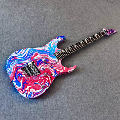Ibanez RG1570 MOD DNA Multi Color Swirl Paint Jem image 8