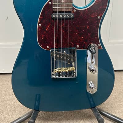 G&L Tribute Series ASAT Classic Electric Guitar w/Rosewood Fretboard - Emerald Blue image 2