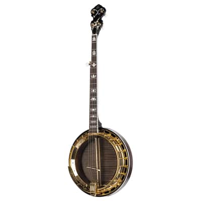 Ortega Falcon Series 5-String Resonator Banjo, Flamed Maple with Gold Hardware image 3