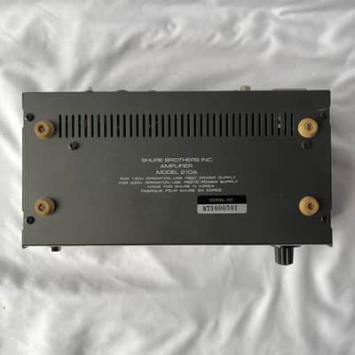 1989 Shure Prologue 210A 10 Watt Power Amp - Transformer Balanced Low Z Input image 10