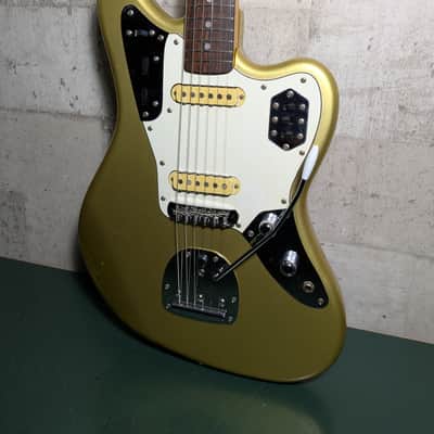 Fender Jaguar JG66-RC 1994 Shoreline Gold Matching Headstock MIJ Japan image 3