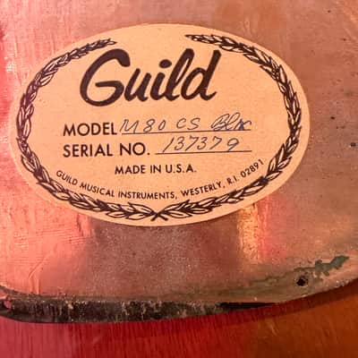Guild M-80 CS Electric Guitar 1976 image 12