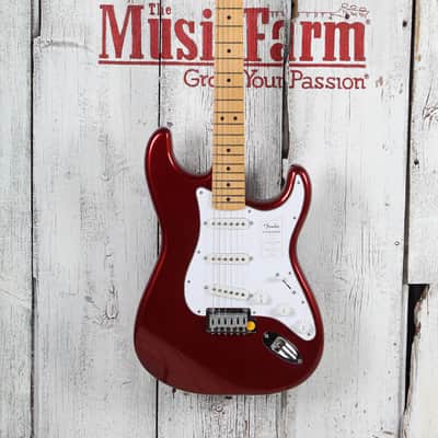 Fender Standard Stratocaster Solid Body Electric Guitar Candy Cola Finish image 2