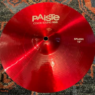 Paiste 12" Color Sound 900 Red Splash Cymbal image 2