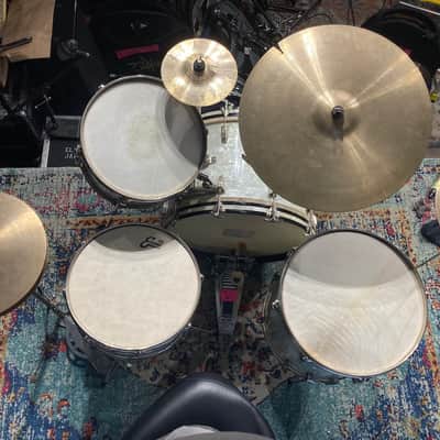 WFL - 1950s Buddy Rich, Super Classic 4-Piece Drum Set, Complete! 22", 16", 13", 5.5x14", WMP w/All Nickel Hardware and Stands. Immaculate! image 8