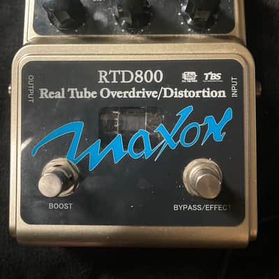 Maxon RTD800 Real Tube Overdrive 2010s - Silver/Black image 1