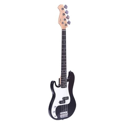Artist MiniP Plus Left Handed 3/4 Size PB Bass Guitar + Accessories image 5
