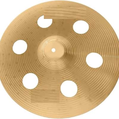 Cymbal Pack for Drum 8 pcs Super Polishing Cymbals Set Brilliant Gold Hero Series Include 14"Hihats 16"Crash 18"Crash 20"Ride Bonus 10" Splash 16"Ozone Stacker 18" China Cymbal Free Cymbal Bag image 2