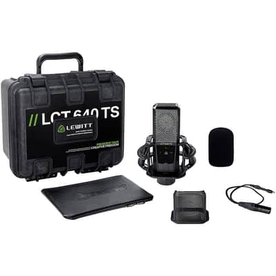 LEWITT LCT 640 TS Multi-Pattern Large-Diaphragm Condenser Microphone with Shockmount Regular Black image 5