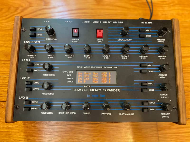 Yorick Tech: Low Frequency Expander (LFE) for OB6, Prophet and Prologue (Walnut Cheeks) image 1