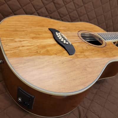 Oscar Schmidt OD312CESM Dreadnought Cutaway Style Mahogany Neck 12-String Acoustic-Electric Guitar image 15