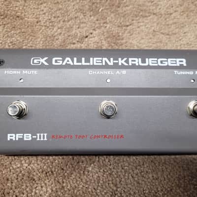 Gallien-Krueger RFB-3 Foot Controller ( for 2201RB head) 90's - grey image 1