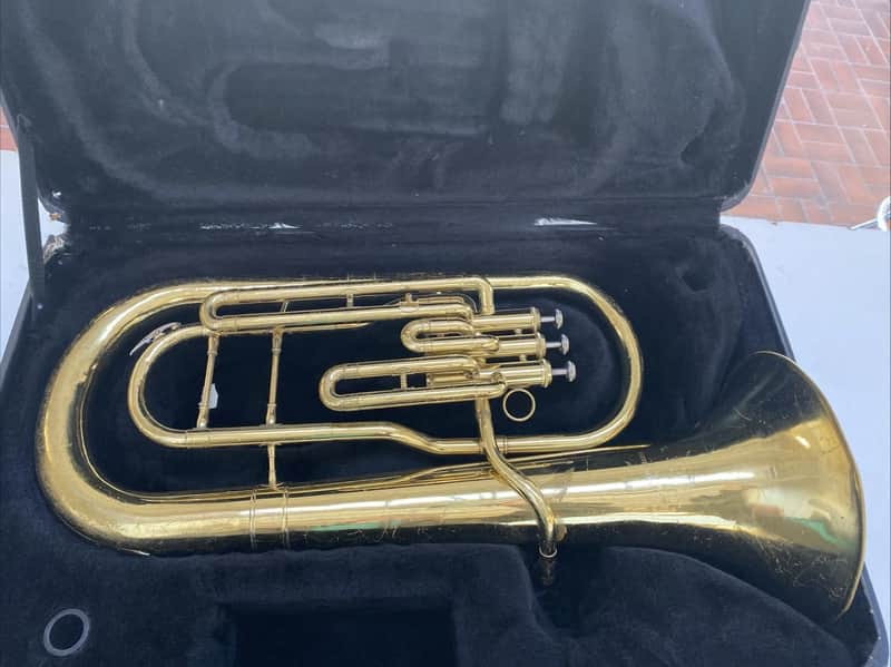Very Clean Used Jupiter JBR462 3-valve Baritone Horn; with Case image 1