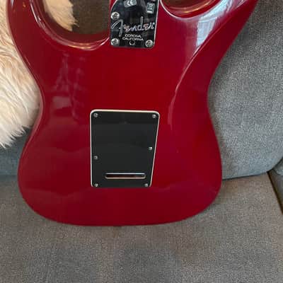 Fender Stratocaster Deluxe American 2008 - Crimson Red Transparent image 6
