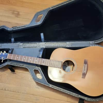 Seagull Godin 20th Anniversary Dreadnought Acoustic Guitar w/ Chainsaw Foam Fort Case image 9
