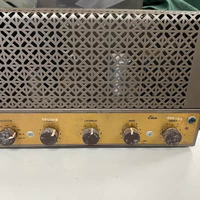 Eico HF-20 Mono Integrated Tube Amplifier with Original Tube Cage 6L6 Type Output Tube Amp image 2