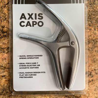 Ernie Ball Ernie Ball Axis Guitar Capo (Blue Steel) P09607 image 2