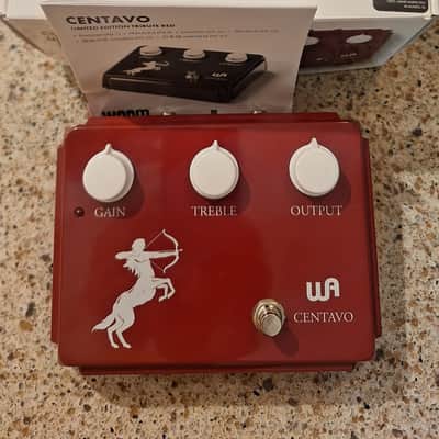 Warm Audio Centavo Overdrive Pedal - Limited Edition Oxblood Red Model image 1