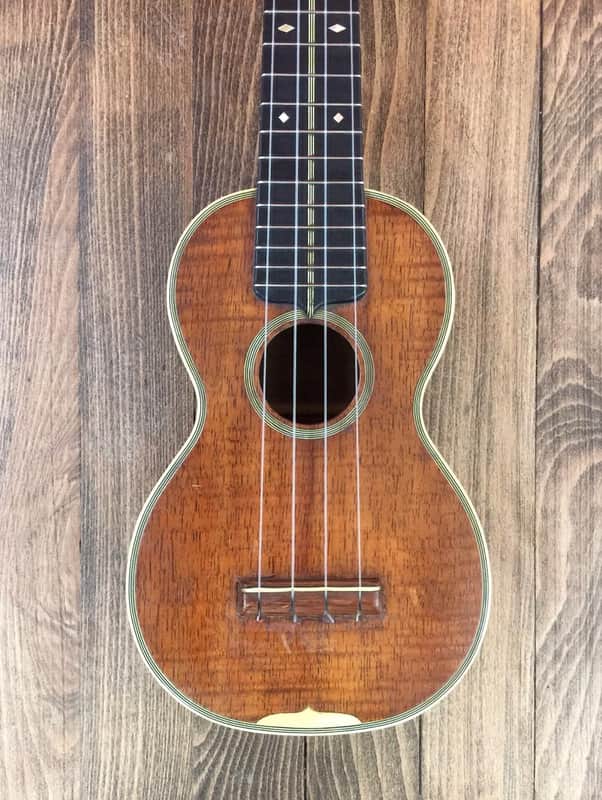 Martin Style 3K Koa Soprano Ukulele with Nickel Patent Pegs, No Peghead Ornament image 1