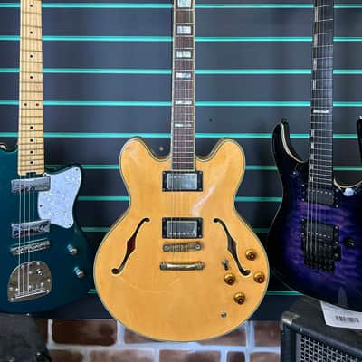 Epiphone Sheraton Natural 1996 Semi-Hollow Electric Guitar image 2
