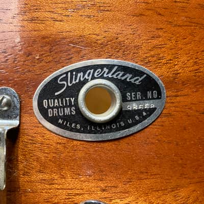 Slingerland - 10x14" No. 574 Legion Heir Model, 3-Ply Mahogany, Marching Snare Drum (Chicago-era) 1969–1972 image 2