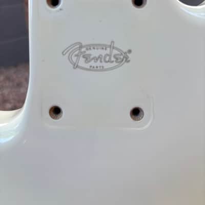 2013 Fender MIM Jazz Bass Body — Olympic White image 3