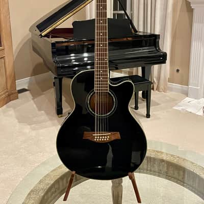 Ibanez AEL 2012 E-TKS 2012 - Black Semi-Transparent image 2
