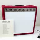 3 Monkeys Orangutan 1 x 12" Combo with Reverb, Lift, 6 position Voice, Red Suede, Custom Cover