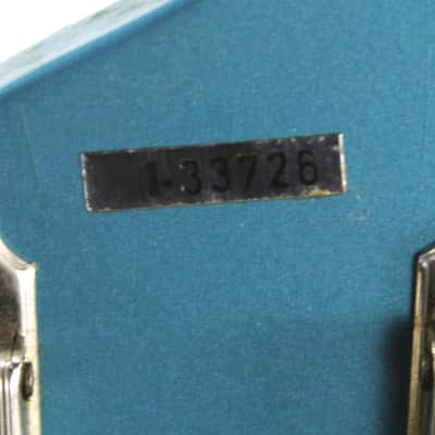 1965 Supro Sahara 70 Wedgewood Blue Metallic image 7