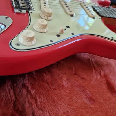 1962 Fender Stratocaster Fiesta Red '60s American Strat Electric Guitar image 10