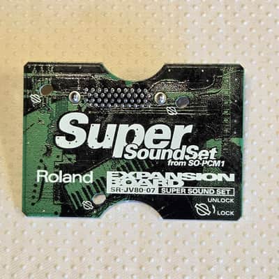 Roland SR-JV80-07 "Super Sound Set" from SO PCM1 - Expansion for JV/XV/XP Keyboard/Module (80/60/1080/2080/3080/5080, etc)