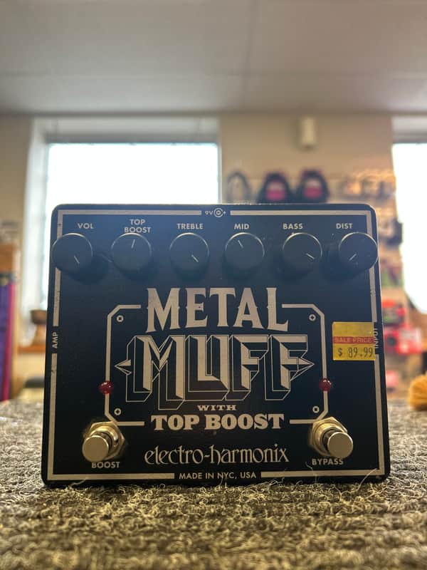 Electro-Harmonix Metal Muff Distortion with Top Boost 2006 - Present - Black image 1