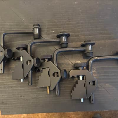 4x Shure A56D Universal Drum Mic Mount Clamp - Black - SET OF 4 image 1