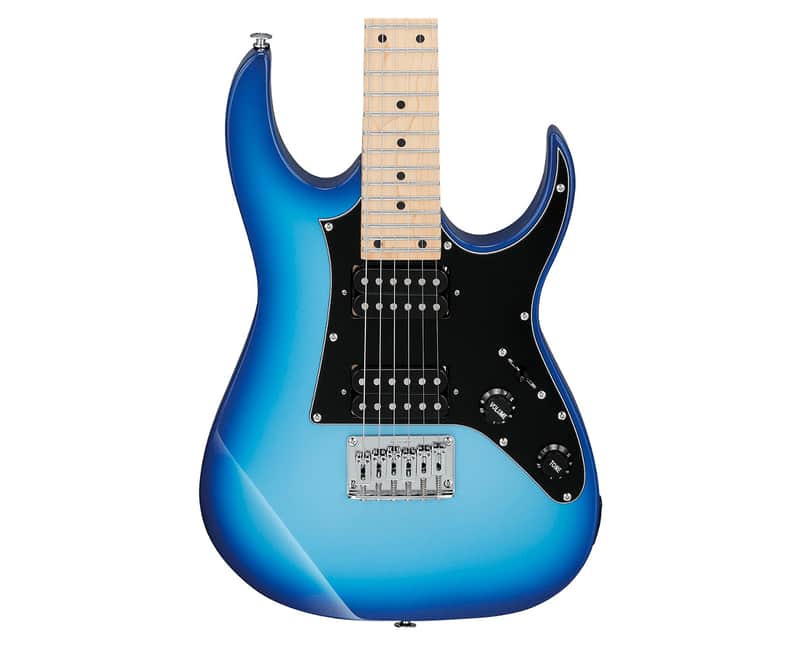 Used Ibanez GRGM21MBLT GIO RG miKro Electric Guitar - Blue Burst image 1
