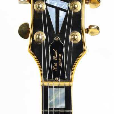 1973 Gibson Les Paul Custom Cherry Sunburst Vintage LP w Original Case Patent Sticker Humbuckers image 7