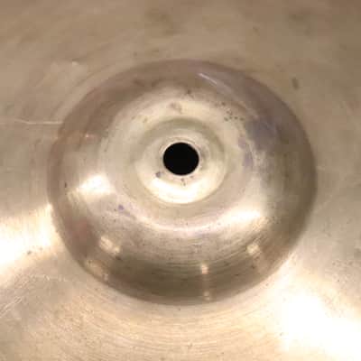 Japanese 12" Hi Hat Cymbals Pair Vintage 1960's 374g/379g image 7