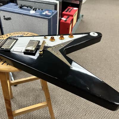 2001 Epiphone '58 Korina Flying V Reissue image 15