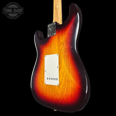 Fender Custom Shop 1963 Stratocaster Journeyman Relic Chocolate 3 Tone Sunburst AAA Maple Neck w/case CZ587631 image 8