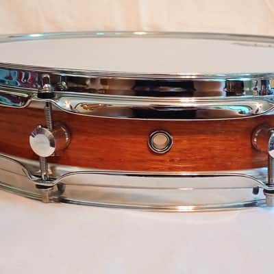 MARTIAL PERCUSSION CUSTOM HYBRID LOW PROFILE UTILITY SNARE DRUM SHELL RED OAK/MAPLE - MAHOGANY GLAZE-FREE SHIP TO C-USA! image 8