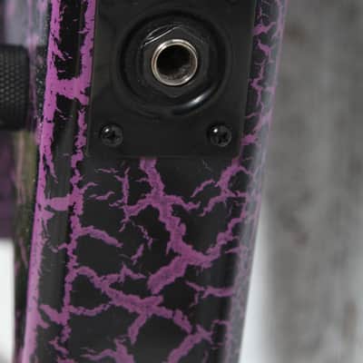 BC Rich Warlock Legacy with Floyd Rose Electric Guitar Purple Crackle image 5