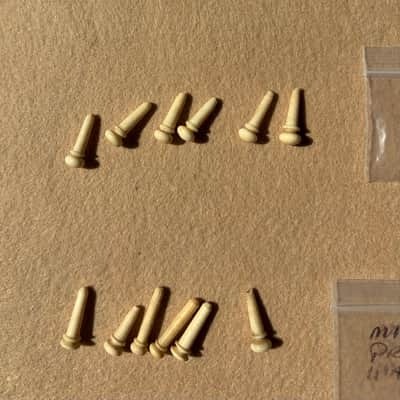 Acoustic Guitar Bridge Pins Pre 1940 & 1980(Pearl) image 2