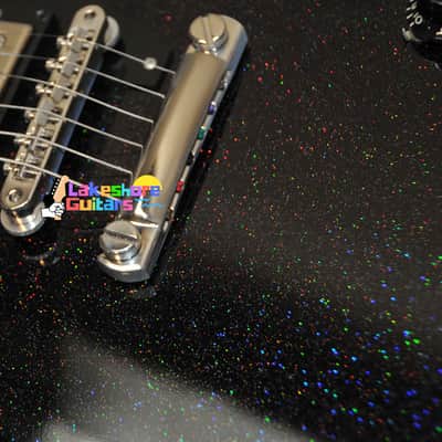 Gibson '58 Futura Custom Shop From Japan 2018 Black Prism Sparkle image 4