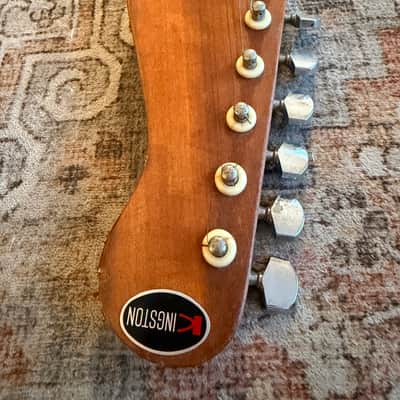 Kingston / Kawai / Teisco  “Hound Dog Taylor” style 3 pickup 1960’s - Sunburst image 5